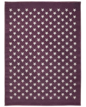 Ковер акриловый Звезды Stars Purple (фиолетовый) 120*160
