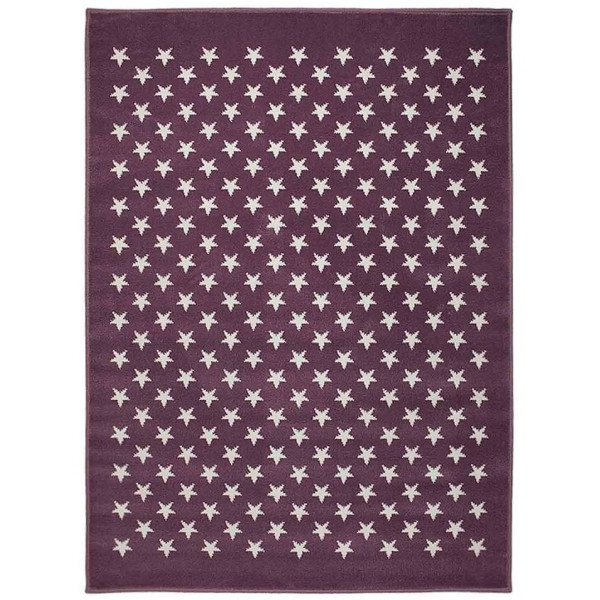 Ковер акриловый Звезды Stars Purple (фиолетовый) 120*160