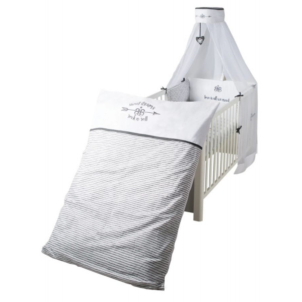 Комплект белья из 4-х предметов Roba Rock Star Baby 70x140 см