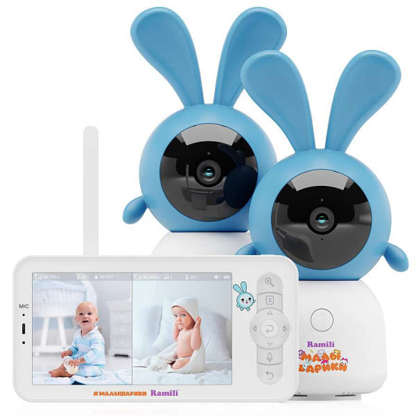 Wi-Fi Видеоняня Ramili Baby RV100X2KROSH с двумя камерами Wi-Fi Видеоняня Ramili Baby RV100X2KROSH с двумя камерами