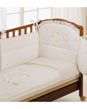 Комплект белья в кроватку Italbaby Principini Biege