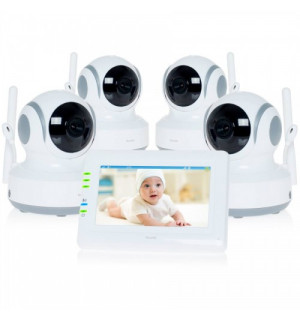 Видеоняня с 4 камерами Ramili Baby RV900X4